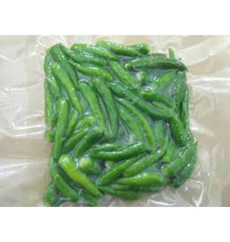Green Chili / cabe hijau 250gm (MEDIUM BIG) Hot!!