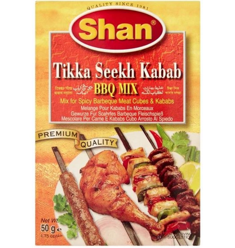 Tikka Seekh Kabab BBQ Mix (Shan) 50gm